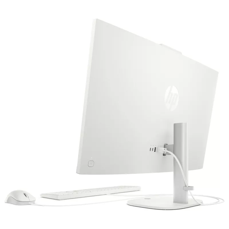 HP OmniStudio All-in-One 27-cw0174ng PC, 27 inch QHD Display, AMD Ryzen AI 7 445, 24GB RAM, 512GB SSD, Windows 11 Home, Weiß