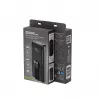 Gembird PB20-PD20-LCD-01 Schnelllade-Powerbank mit integrierten Kabeln, 20 W, 20000 mAh, Schwarz