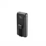 Gembird PB20-PD20-LCD-01 Schnelllade-Powerbank mit integrierten Kabeln, 20 W, 20000 mAh, Schwarz
