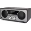 TechniSat DIGITRADIO 602 DAB+/FM/Internet Radio mit Bluetooth, CD-Player und Qi-Ladestation - Anthrazit/Silber