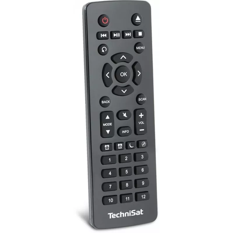 TechniSat DIGITRADIO 602 DAB+/FM/Internet Radio mit Bluetooth, CD-Player und Qi-Ladestation - Anthrazit/Silber
