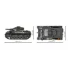 COBI 958 PCS HC WWII Panzer III Ausf. H Bausteine-Set