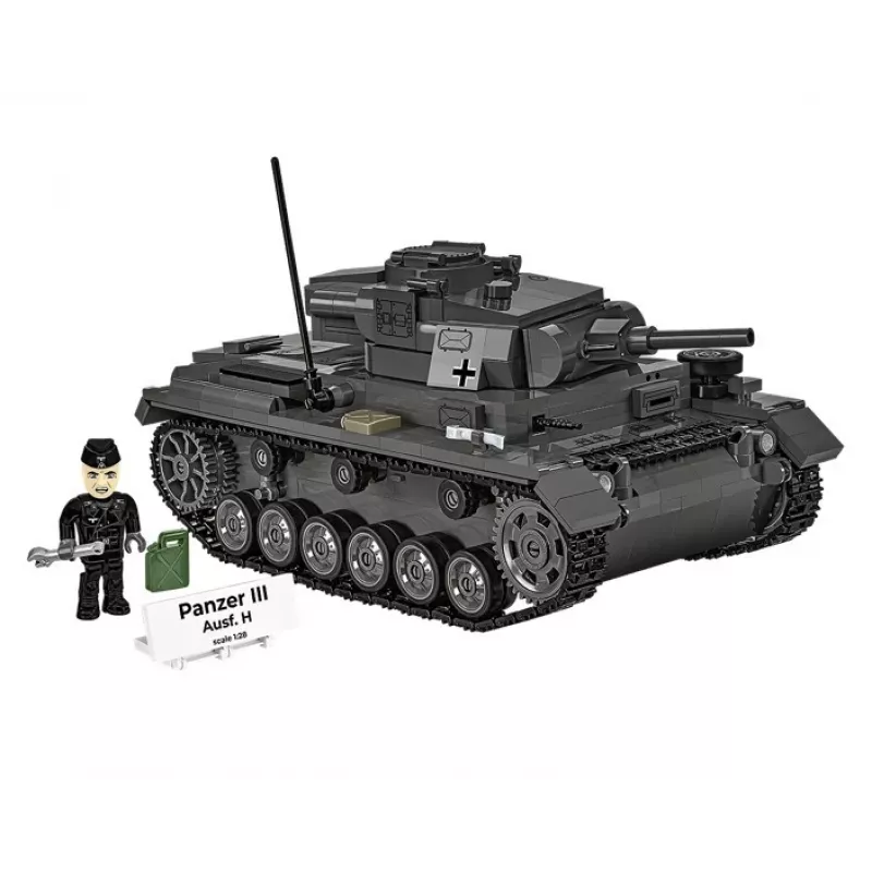 COBI 958 PCS HC WWII Panzer III Ausf. H Bausteine-Set