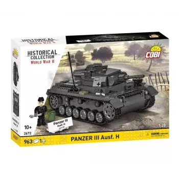 COBI 958 PCS HC WWII Panzer III Ausf. H Bausteine-Set