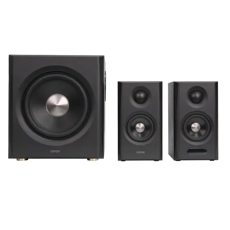 Edifier S355DB 2.1 Regallautsprechersystem mit Subwoofer, Schwarz