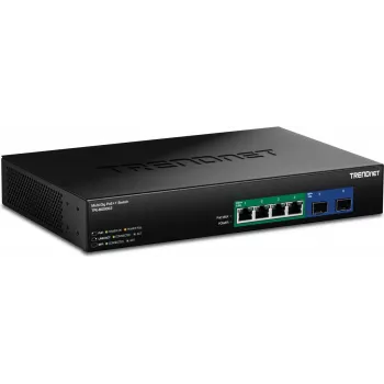 TRENDnet TPE-BG5062 Switch 240W 2.5G GaN Power PoE++ mit 10G SFP+ Port - Switch - 6-Port