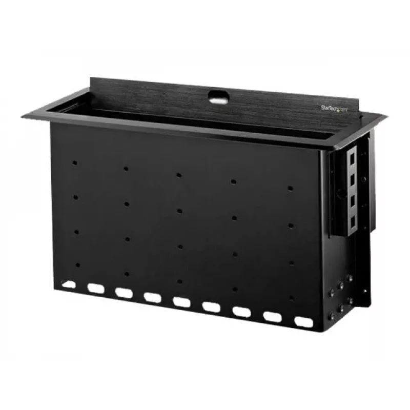 StarTech.com Dual-Module Konferenztisch-Anschlussbox - Anpassbar - Flächenbündig - Schwarz