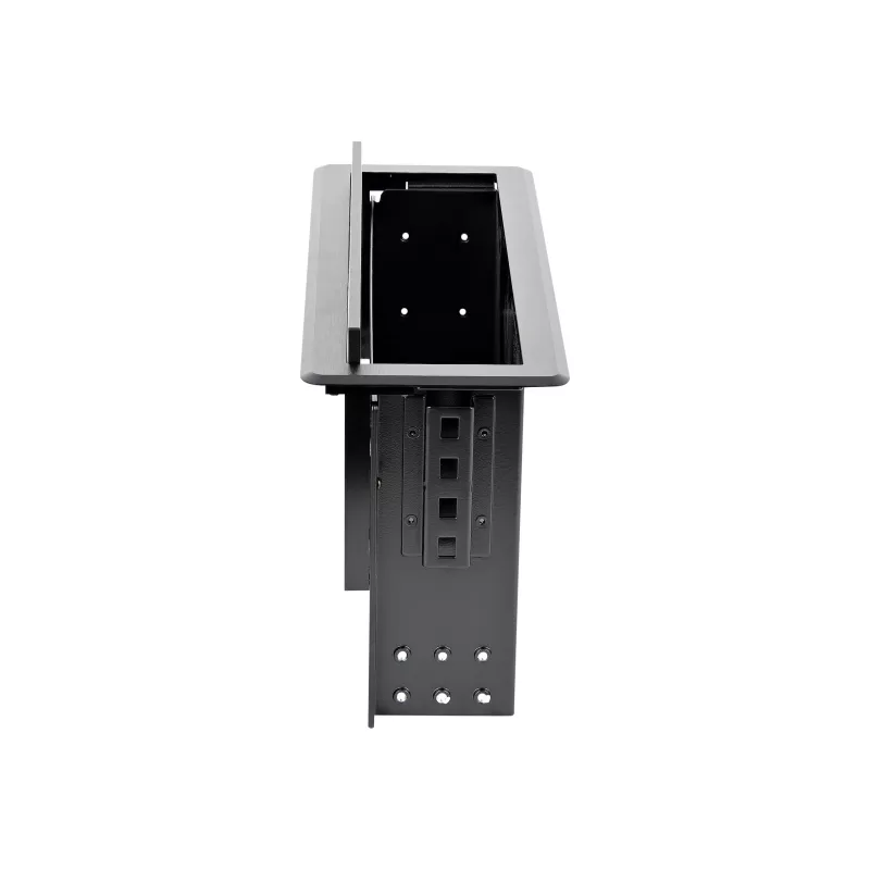 StarTech.com Dual-Module Konferenztisch-Anschlussbox - Anpassbar - Flächenbündig - Schwarz