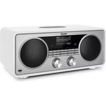 TechniSat DigitRadio 602 Internet Analog & Digital Silber - Weiß