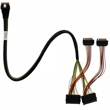 HighPoint SFF-8654 auf U.2 SFF-8639 NVMe Kabel TS8i-8639-060 (60cm)