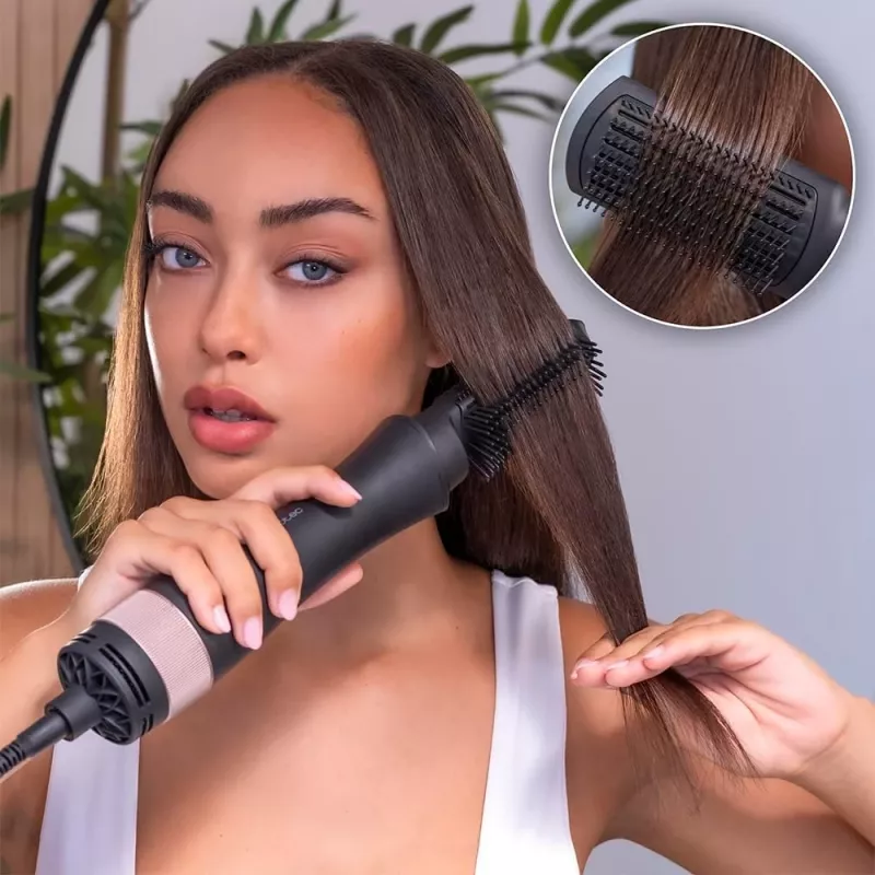 Cecotec CeramicCare 10in1 Styler Hot Air Brush 1000W Schwarz