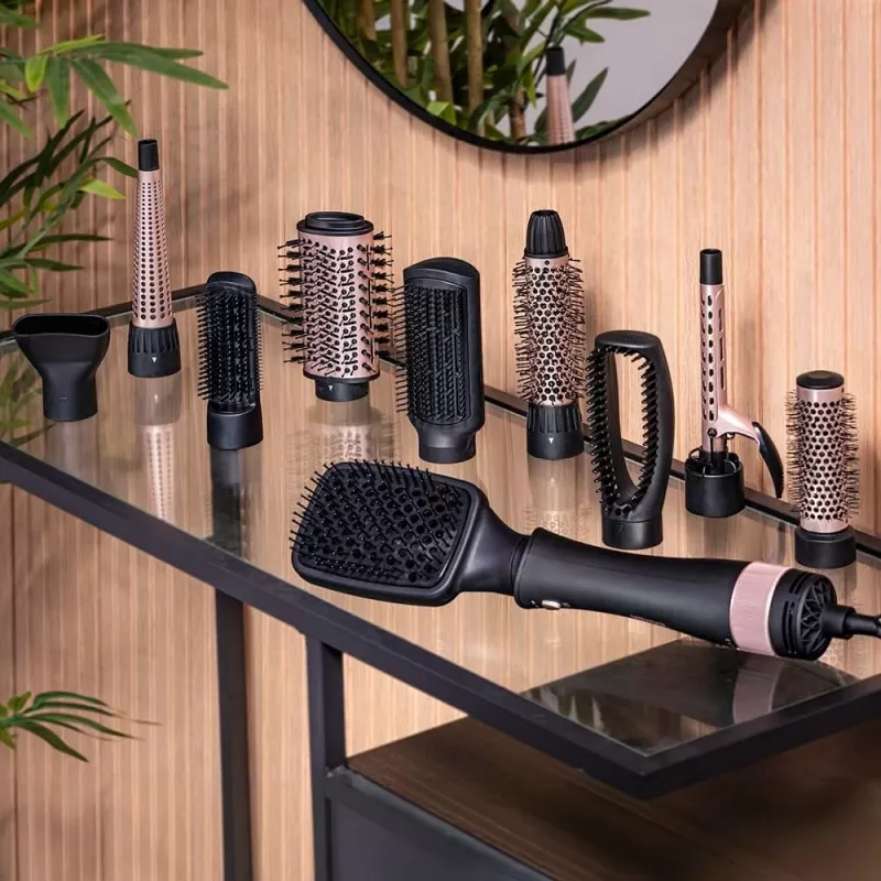 Cecotec CeramicCare 10in1 Styler Hot Air Brush 1000W Schwarz
