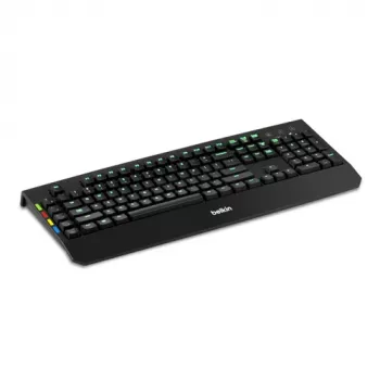 Belkin 4-Port Secure KVM Switch mit integrierter Tastatur - Nur USA