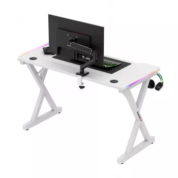 HUZARO HERO 2.3 RGB WHITE Gaming Desk