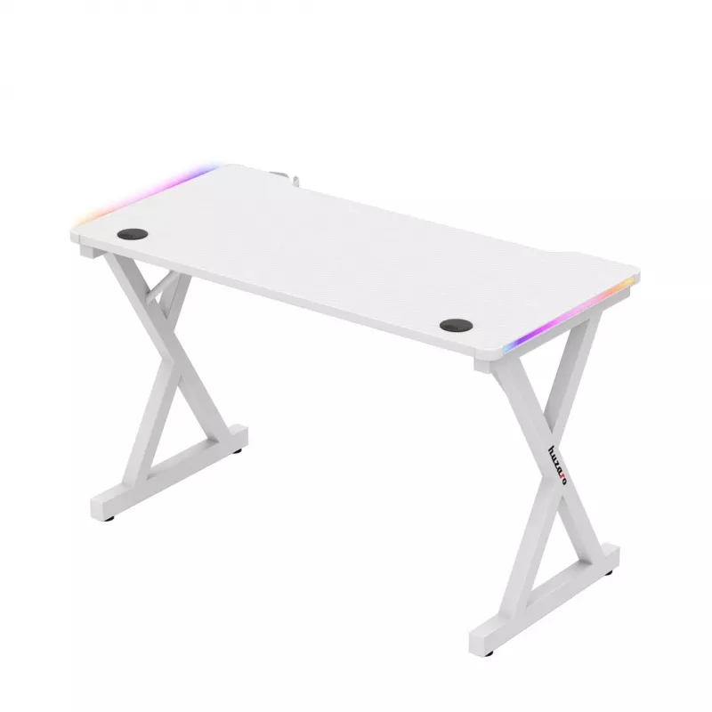 HUZARO HERO 2.3 RGB WHITE Gaming Desk