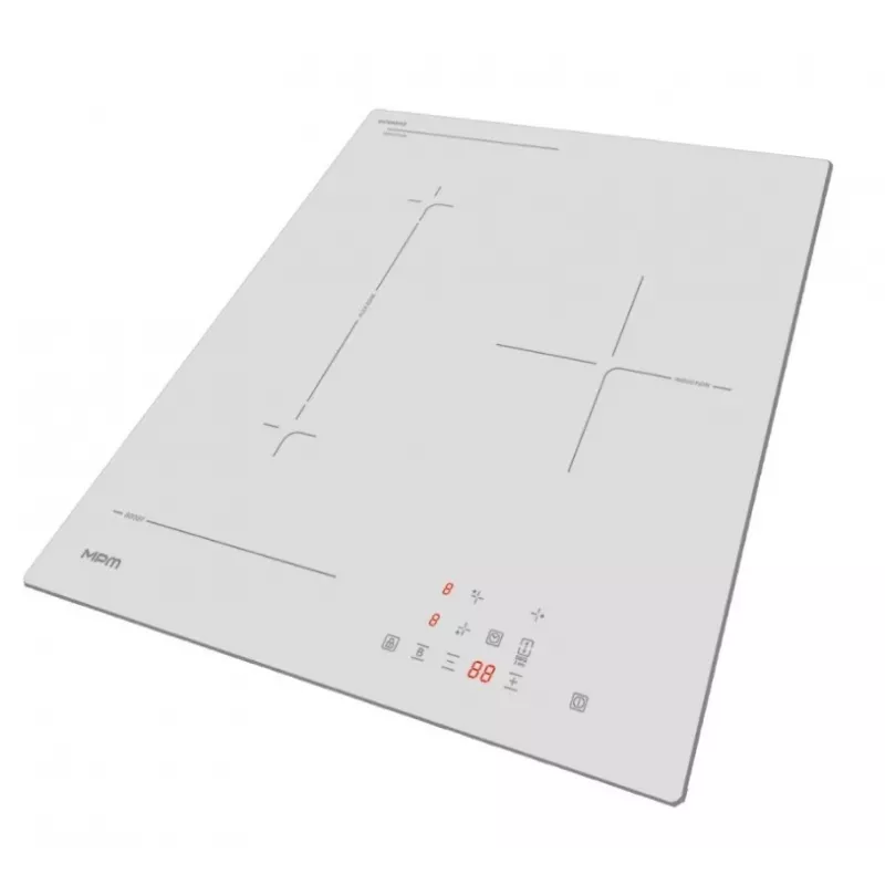MPM MPM-45-IM-16/W Einbau-Induktionskochfeld, Weiß, 4 Zonen, 7000W, Touch-Steuerung, Booster, FlexZone