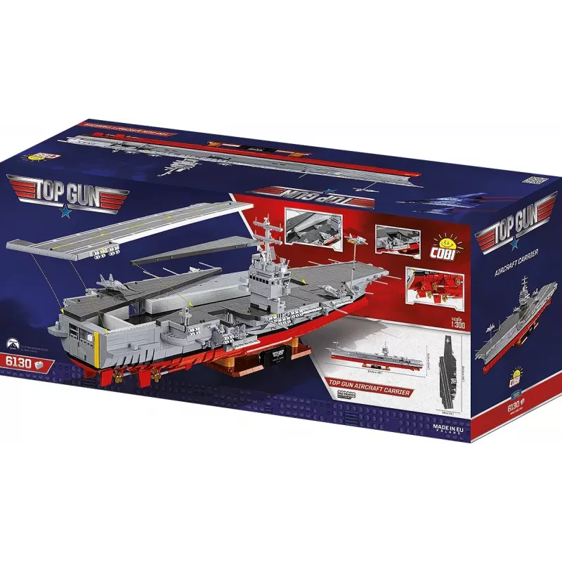 COBI KLOCKI Blöcke Top Gun Flugzeugträger 6130 Teile