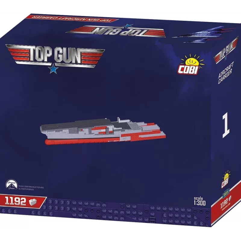 COBI KLOCKI Blöcke Top Gun Flugzeugträger 6130 Teile