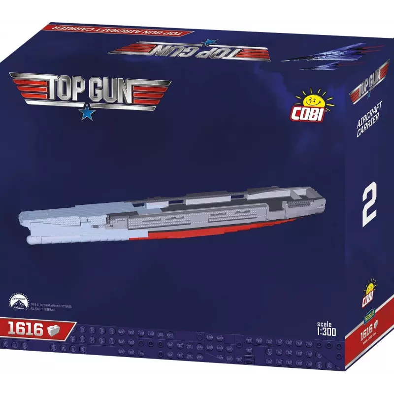 COBI KLOCKI Blöcke Top Gun Flugzeugträger 6130 Teile