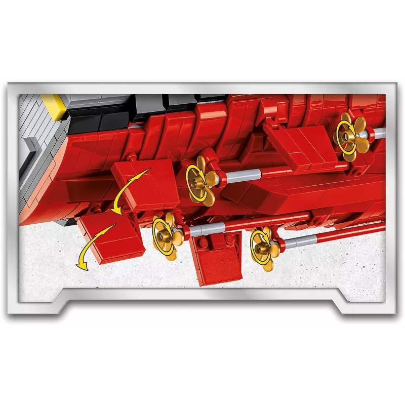 COBI KLOCKI Blöcke Top Gun Flugzeugträger 6130 Teile