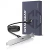 GRAUGEAR G-ETC-20G-B High-Speed USB-C Port Retrofit Kit mit PCI-Slotblende, 0,5 m, Schwarz