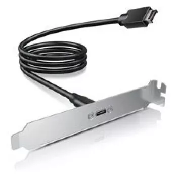 GRAUGEAR G-ETC-20G-B High-Speed USB-C Port Retrofit Kit mit PCI-Slotblende, 0,5 m, Schwarz