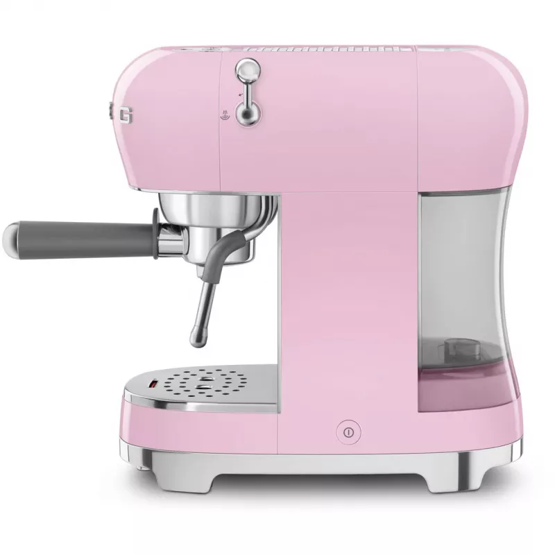 Smeg ECF02PKEU 50s Retro Style Espresso-Kaffeemaschine, 1350 W, Pink