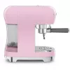 Smeg ECF02PKEU 50s Retro Style Espresso-Kaffeemaschine, 1350 W, Pink