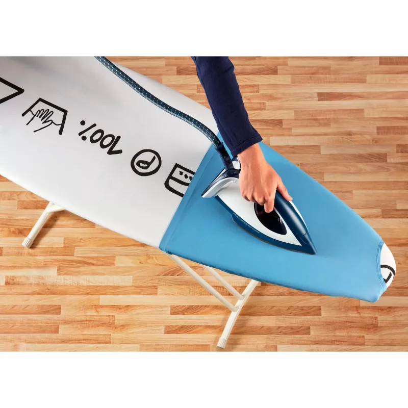 TEFAL TI 1200 Bügelbrett Weiß 124x40 cm Höhenverstellbar 93 cm