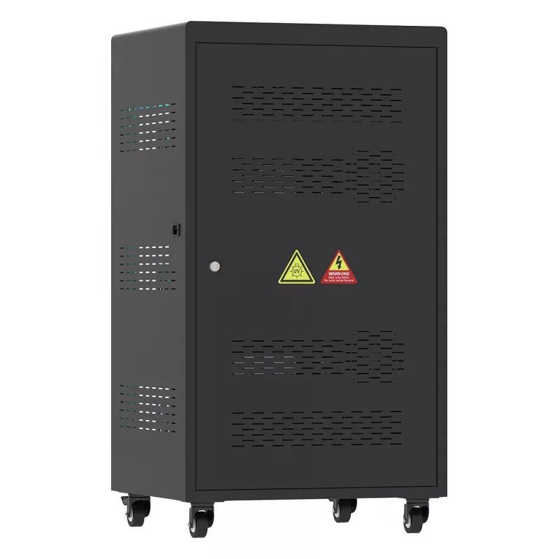 GoodConnections ANTARES PRO N36C Notebook-Ladewagen für bis zu 15,6 inch USB-C 65W Port PD3.0 UVC-Desinfektion Schwarz