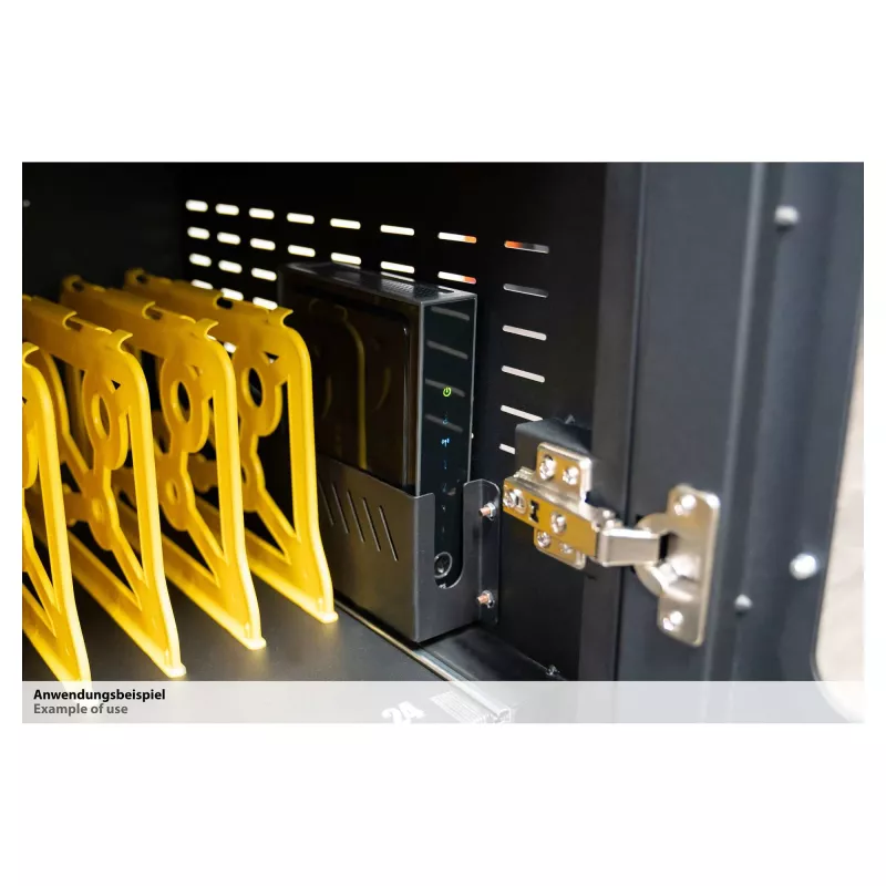 GoodConnections ANTARES PRO N36C Notebook-Ladewagen für bis zu 15,6 inch USB-C 65W Port PD3.0 UVC-Desinfektion Schwarz
