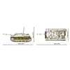 COBI KLOCKI Historical Collection Jagdpanzer IV/70 (V) (Sd.Kfz.162/1) Bausteine-Set 1024 Teile