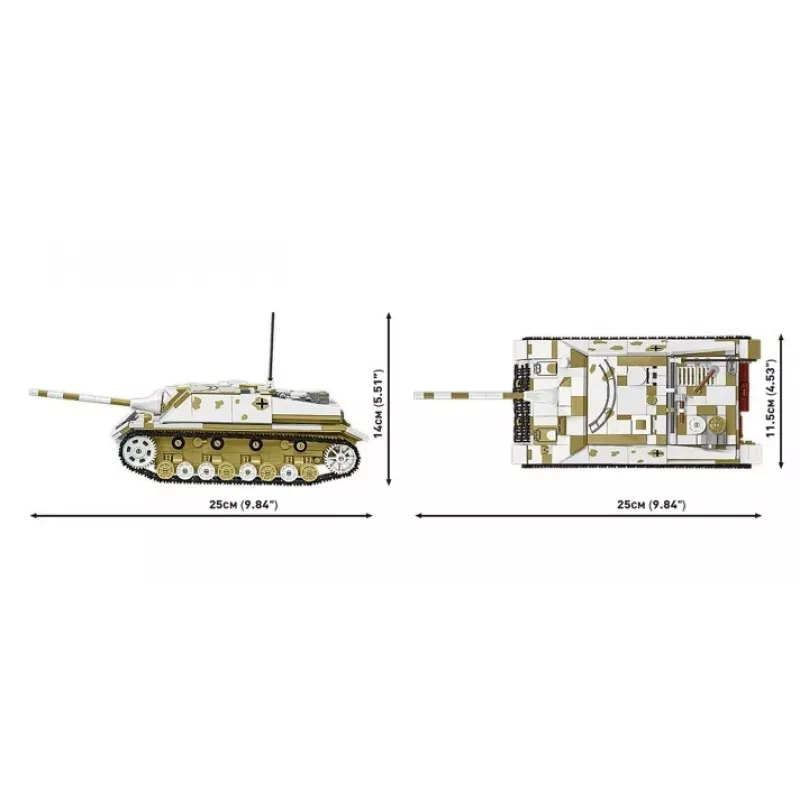 COBI KLOCKI Historical Collection Jagdpanzer IV/70 (V) (Sd.Kfz.162/1) Bausteine-Set 1024 Teile