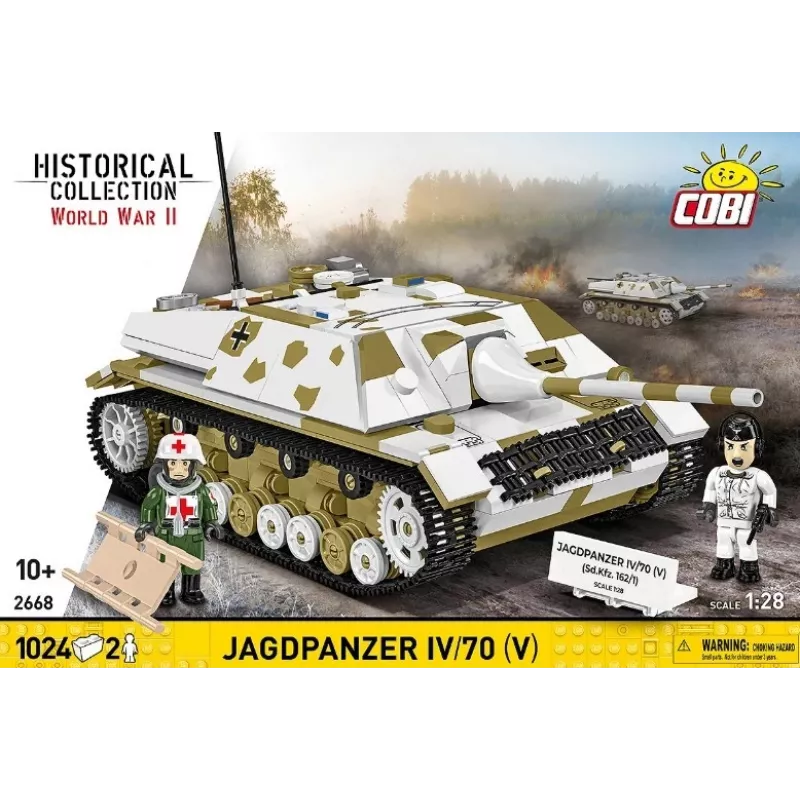 COBI KLOCKI Historical Collection Jagdpanzer IV/70 (V) (Sd.Kfz.162/1) Bausteine-Set 1024 Teile