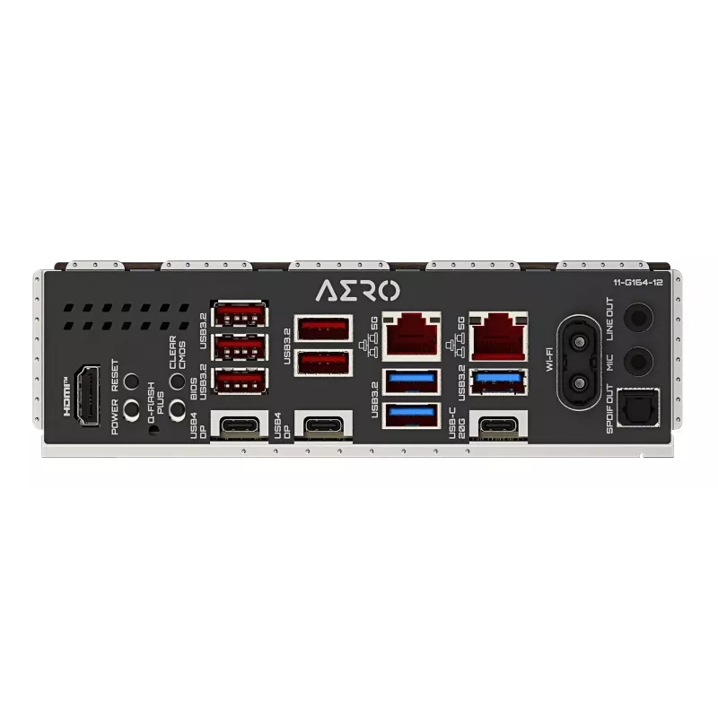 Gigabyte X870E AERO X3D DARK WOOD Motherboard - Unterstützt AMD Ryzen 9000 CPUs, 16+2+2 Phasen digitales VRM, bis zu 9000 MHz DDR5 (OC), 2x PCIe 5.0 + 2x PCIe 4.0, Wi-Fi 7, 5GbE LAN, USB 4