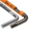 Wera 9740 Hex-Plus L-Key Set Metrisch 9-teilig mit Kugelkopf und Farbcodierung