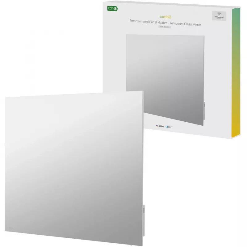 Hombli Smart Infrared Glass Heating Panel 400W Mirror
