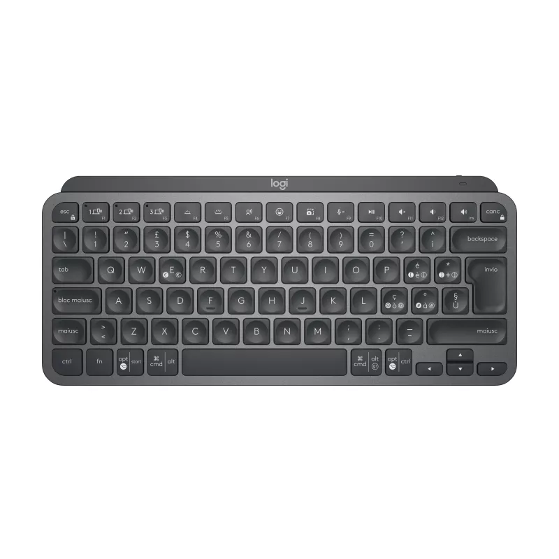 Logitech MX Keys Mini Wireless Keyboard - Pale Grey - QWERTY - Backlit