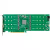 HighPoint Rocket 1508 8x M.2 Port zu PCIe 4.0 x16 NVMe HBA C Interface Card