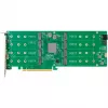 HighPoint Rocket 1508 8x M.2 Port zu PCIe 4.0 x16 NVMe HBA C Interface Card