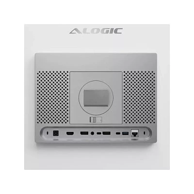 ALOGIC ASPEKT 32 Zoll 4K UHD Matt Docking Monitor Silber