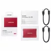 Samsung Portable SSD T7 500GB USB 3.2 Gen 2 Metallic Red Externe Solid-State-Festplatte