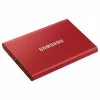 Samsung Portable SSD T7 500GB USB 3.2 Gen 2 Metallic Red Externe Solid-State-Festplatte
