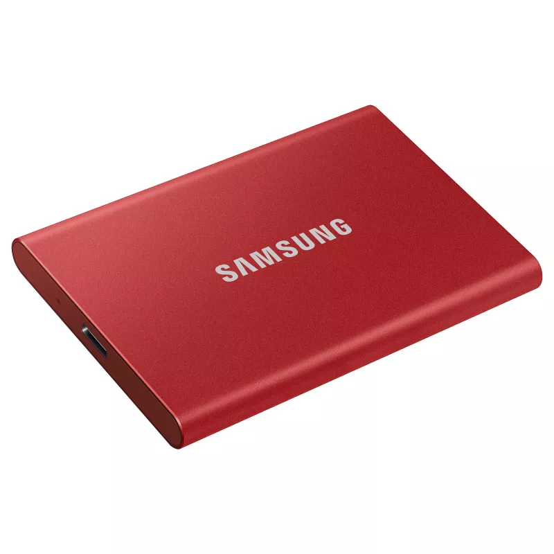 Samsung Portable SSD T7 500GB USB 3.2 Gen 2 Metallic Red Externe Solid-State-Festplatte