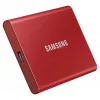 Samsung Portable SSD T7 500GB USB 3.2 Gen 2 Metallic Red Externe Solid-State-Festplatte