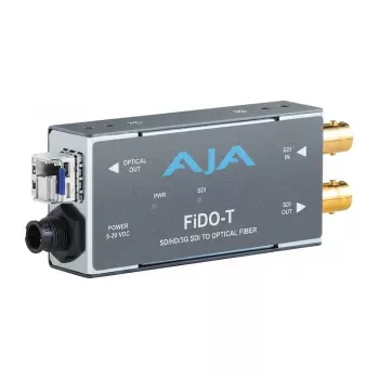 AJA FiDO-T-ST 3G-SDI auf Glasfaser-Sender mit LC-Anschluss