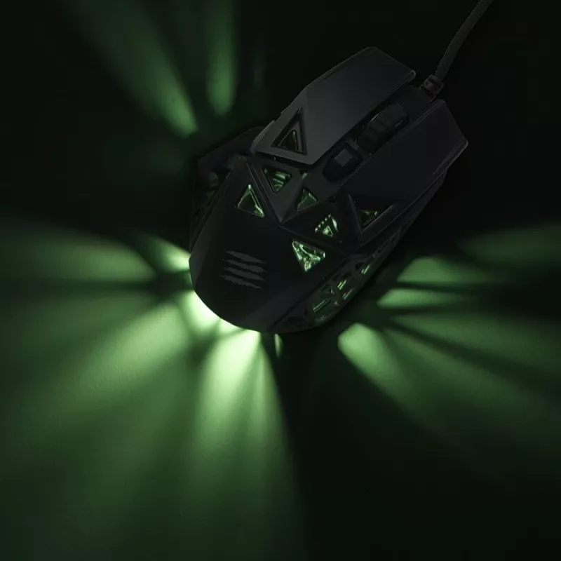 Mad Catz M.O.J.O. M1 Wired Optical Gaming Mouse - 12000 DPI - Right-Handed - Black