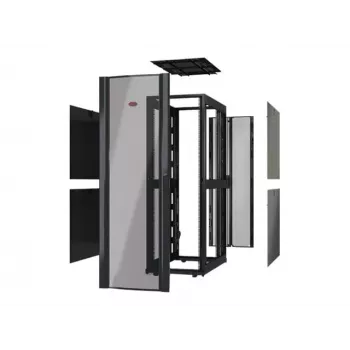 APC NetShelter SX Enclosure Without Sides - Server-Rack-Schrank - Schwarz - 42U - 19 Zoll