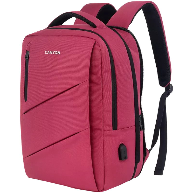 CANYON Rucksack BPE-5 Urban USB 15.6 Zoll Rot