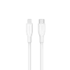 Canyon CLNM60SC10 USB-C auf Lightning Kabel 1m 60W MFi Silikon Weiß